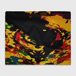 Плед флисовый Черная абстрактная дыра, цвет: 3D-велсофт