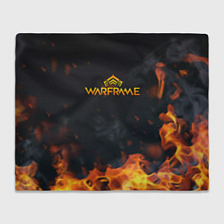 Плед Warframe шутер flame