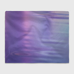 Плед флисовый Неоновая поверхность воды, цвет: 3D-велсофт