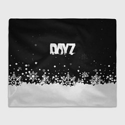 Плед флисовый Dayz снежинки, цвет: 3D-велсофт