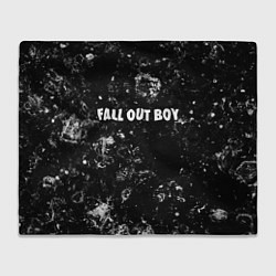 Плед флисовый Fall Out Boy black ice, цвет: 3D-велсофт