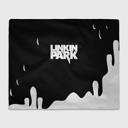 Плед Linkin park краска белая