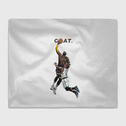 Плед флисовый Goat 23 - LeBron James, цвет: 3D-велсофт