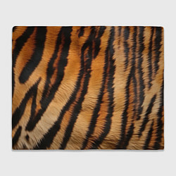 Плед флисовый Тигровая шкура, цвет: 3D-велсофт