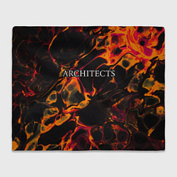 Плед Architects red lava