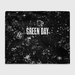 Плед флисовый Green Day black ice, цвет: 3D-велсофт