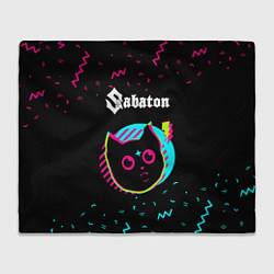 Плед Sabaton - rock star cat