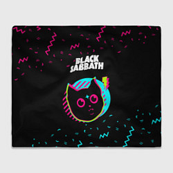 Плед Black Sabbath - rock star cat