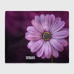 Плед Фиолетовый цветок - WOMAN
