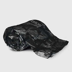 Плед флисовый Joy Division black graphite, цвет: 3D-велсофт — фото 2