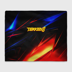 Плед Теккен 8 geometry stripes