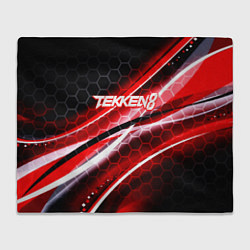 Плед Tekken 8 огненное лого файтинг