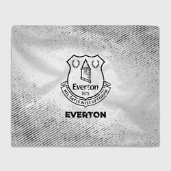 Плед Everton с потертостями на светлом фоне