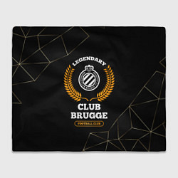 Плед Лого Club Brugge и надпись legendary football club