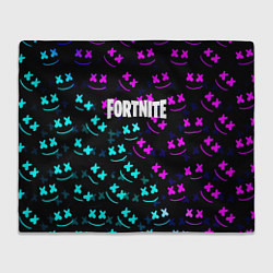 Плед Marshmello neon fortnite