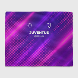 Плед флисовый Juventus legendary sport grunge, цвет: 3D-велсофт