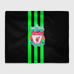 Плед Liverpool line green