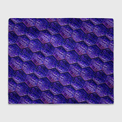 Плед Сине-фиолетовая стеклянная мозаика