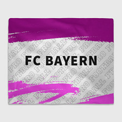 Плед флисовый Bayern pro football по-горизонтали, цвет: 3D-велсофт
