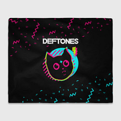 Плед Deftones - rock star cat