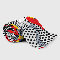 Плед флисовый Вихревая иллюзия, цвет: 3D-велсофт — фото 2