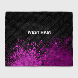 Плед West Ham pro football посередине