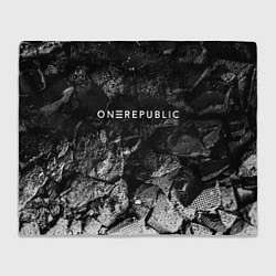 Плед OneRepublic black graphite