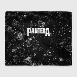 Плед флисовый Pantera black ice, цвет: 3D-велсофт