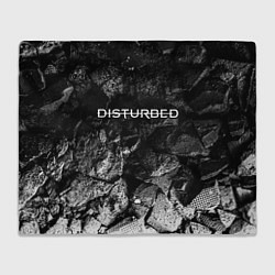 Плед Disturbed black graphite