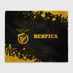 Плед Benfica - gold gradient по-горизонтали