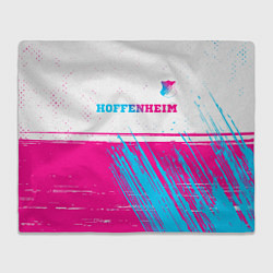 Плед Hoffenheim neon gradient style посередине