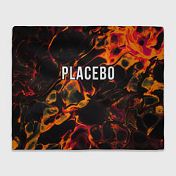 Плед Placebo red lava