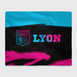 Плед Lyon - neon gradient по-горизонтали