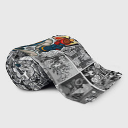 Плед флисовый Jim comix, цвет: 3D-велсофт — фото 2