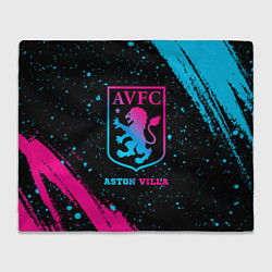 Плед Aston Villa - neon gradient