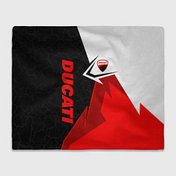 Плед Ducati moto - красная униформа