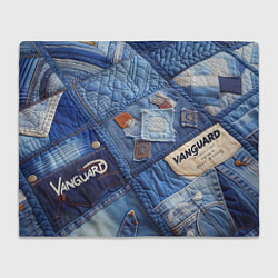 Плед Vanguard jeans patchwork - ai art