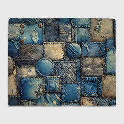 Плед Denim patchwork - ai art