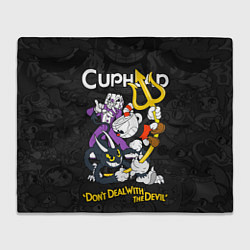 Плед Cuphead devil trident