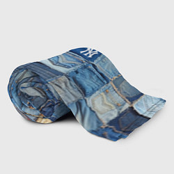 Плед флисовый Patchwork - New York yankees baseball team, цвет: 3D-велсофт — фото 2