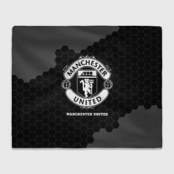 Плед Manchester United sport на темном фоне