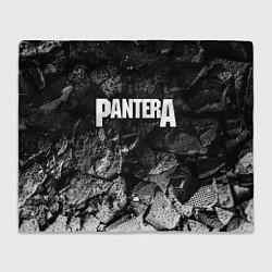 Плед флисовый Pantera black graphite, цвет: 3D-велсофт