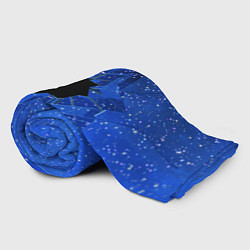 Плед флисовый Расколотое стекло - звездное небо, цвет: 3D-велсофт — фото 2
