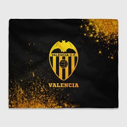 Плед Valencia - gold gradient