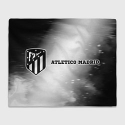 Плед Atletico Madrid sport на светлом фоне по-горизонта