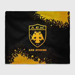 Плед AEK Athens - gold gradient