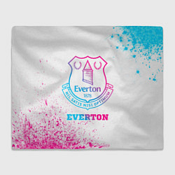 Плед Everton neon gradient style
