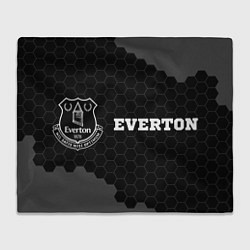 Плед Everton sport на темном фоне по-горизонтали