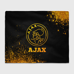 Плед Ajax - gold gradient