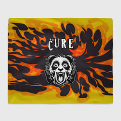 Плед The Cure рок панда и огонь